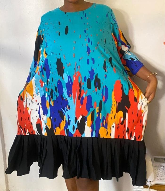 Embroidered Free Gown